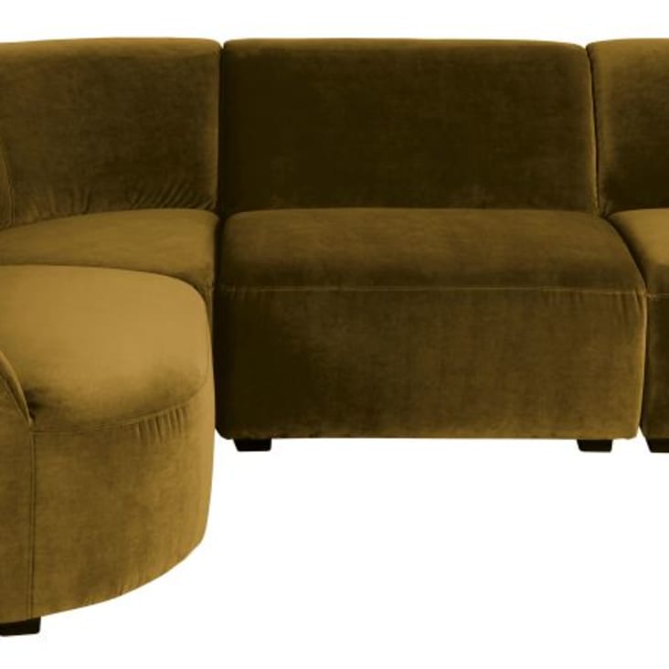 modulares Sofa aus Samt