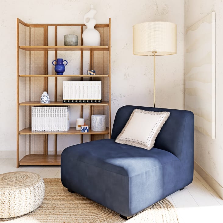 modulares Sofa aus Samt