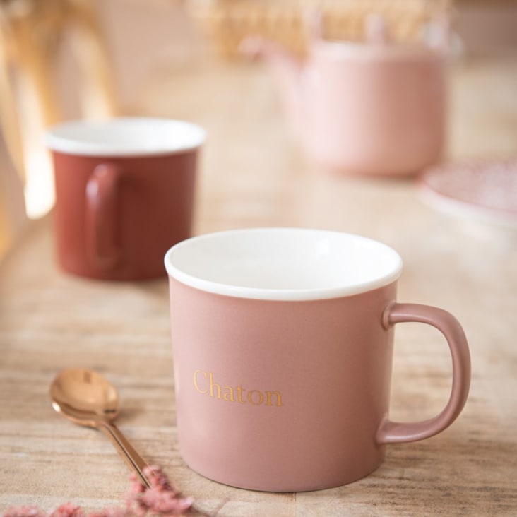 Mug en porcelaine rose ambiance-6