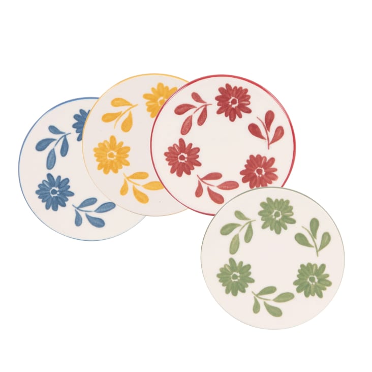 Pantysokjes met bloemenmotief in een pastelkleur van Fiore | pantys
