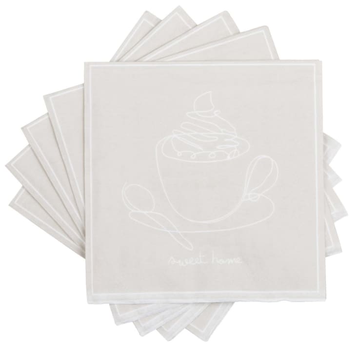 KMAKII Papierservietten Mit Bestecktasche, Weiß – 100 Stück, 40x40 Cm, Weich Wie Leinen