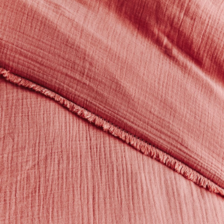 Telo da spiaggia Toile de Jouy Sauvage iviera Cotone bianco e rosa