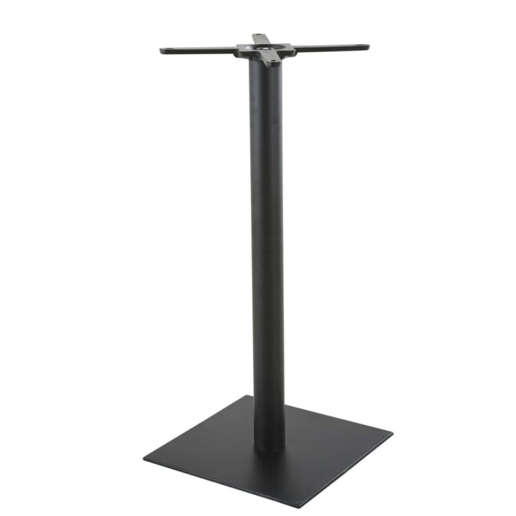 2 patas de mesa de hierro forjado | Patas de barra | Patas de mesa de café  | Patas de mesa de conferencia de oficina (negro) - Altura opcional 45/72CM