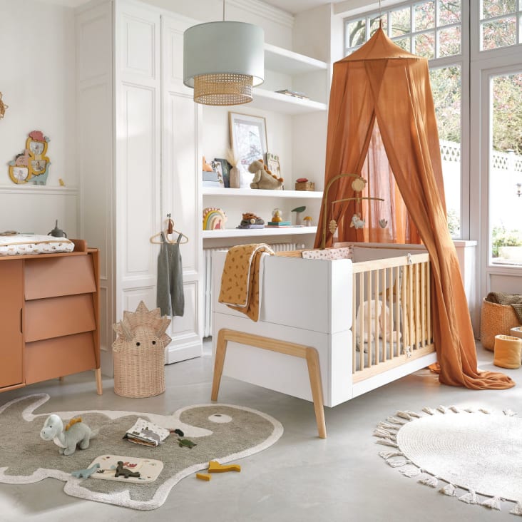 Panière corbeille rangement couche décoration chambre bébé enfant