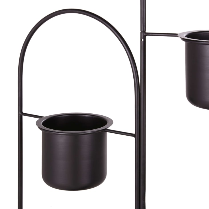 FRAMADO Blumenständer Metall - 21x21x90cm Industrial Style