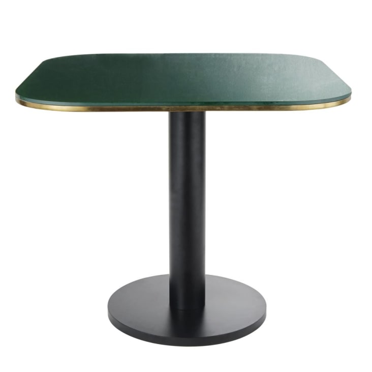 Piano per tavolo in vetro fumé verde 4 persone, 90 cm-Blackly Business cropped-4