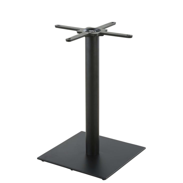 Pied de table professionnel carré en métal noir H73-Element Business cropped-2