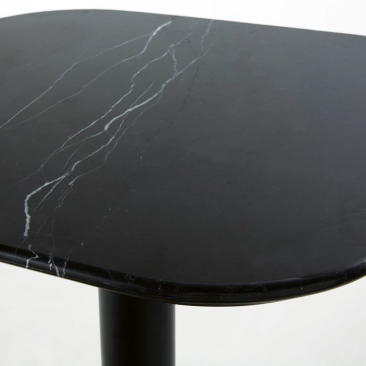 Plateau de table en pierre effet marbre noir 4 personnes L90-Blackly Business cropped-3