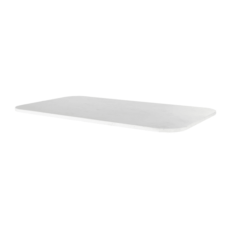 Plateau de table professionnel rectangulaire en marbre blanc 4 personnes L120-Element Business cropped-2