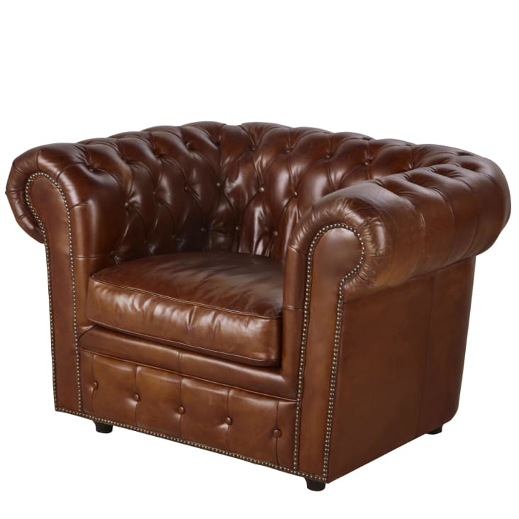 Poltrona Comoda Sfoderabile Poltrona Chesterfield In Microfibra