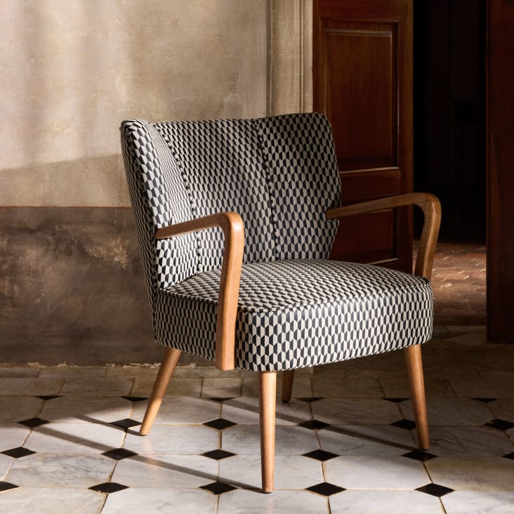 Poltrona Imbottita Poltrona Cuoio Maison Du Monde Poltrona In Lino