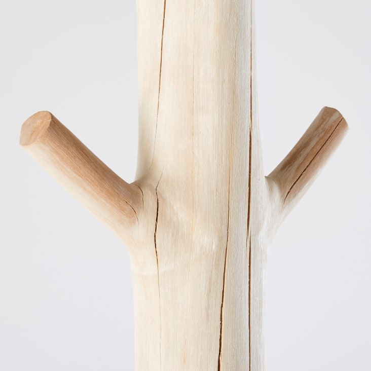 Porte-manteau tronc d'arbre en mangoustanier-Lucio cropped-2