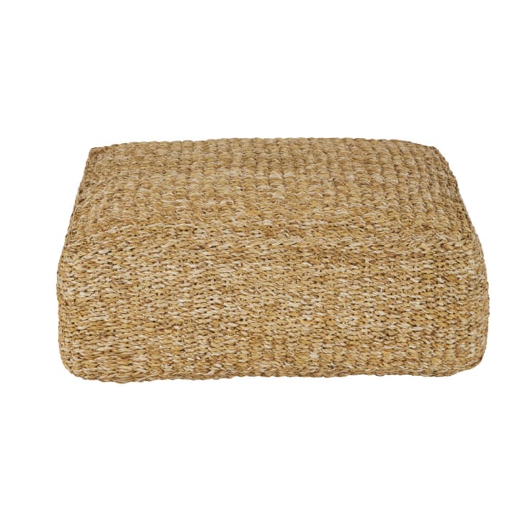 Pouf en jonc de mer et fibre de coco marron KEYAH Maisons du Monde