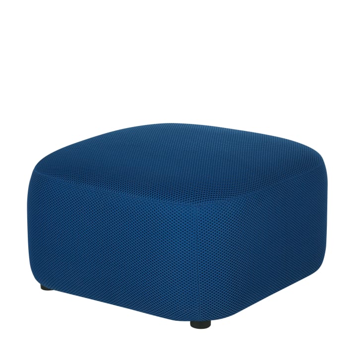 Pouf in tessuto a rete 3D blu Play | Maisons du Monde