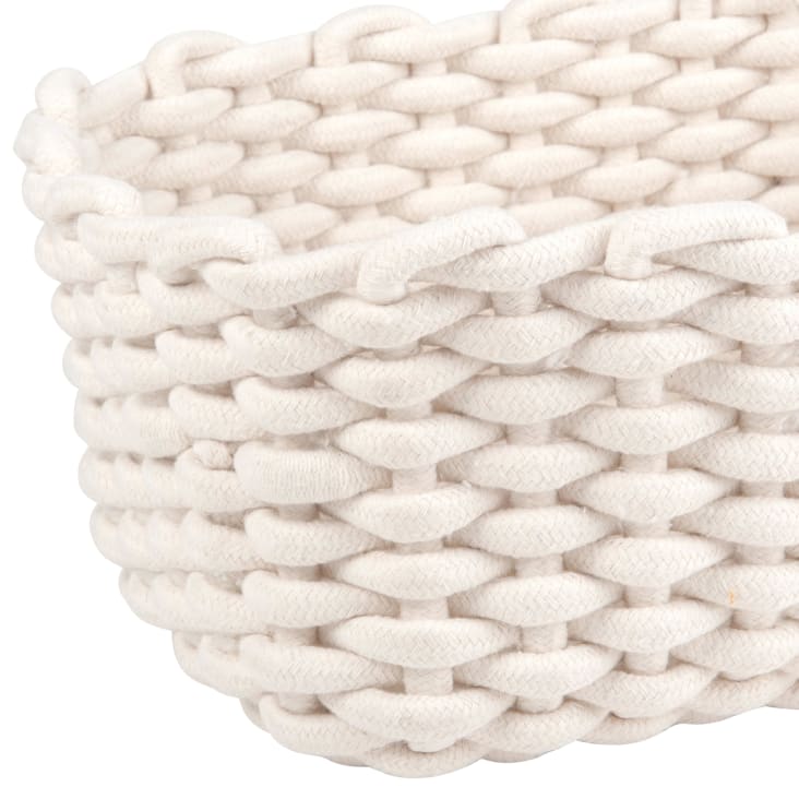 Mand witte streep - laag - ø25x20 cm Mand witte streep - laag - ø25x20 cm