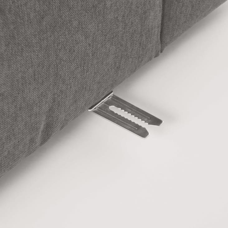 Reposabrazos derecho para sofá modulable gris
