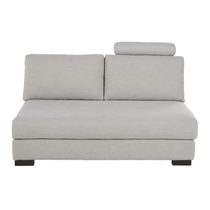 Reposacabezas de sofá gris claro Terence