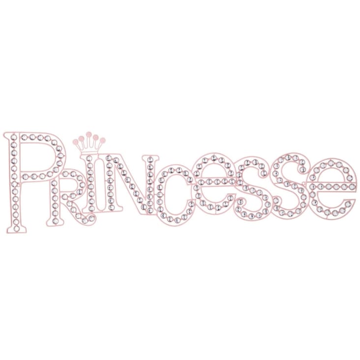 Roze Wanddecoratie 35x118-Princesse