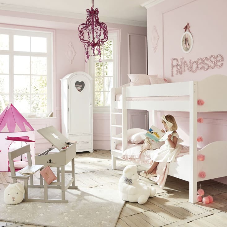 Roze Wanddecoratie 35x118-Princesse ambiance-2