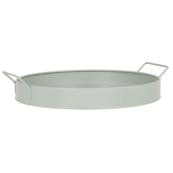 Grosses Rundes Tablett 70 Cm