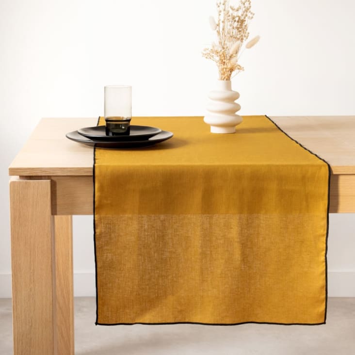 Runner Da Tavolo Non Tessuto Giallo Sole - 23cm X 20m Per Feste E Decorazioni - Foto 7