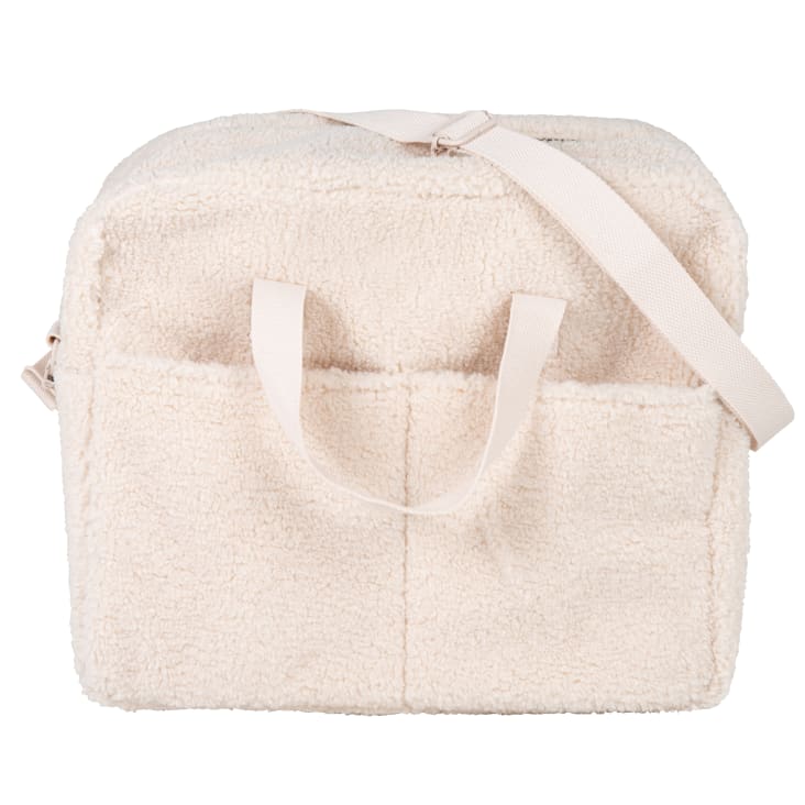 Sac a langer bouclettes ecrues Mouton Maisons du Monde
