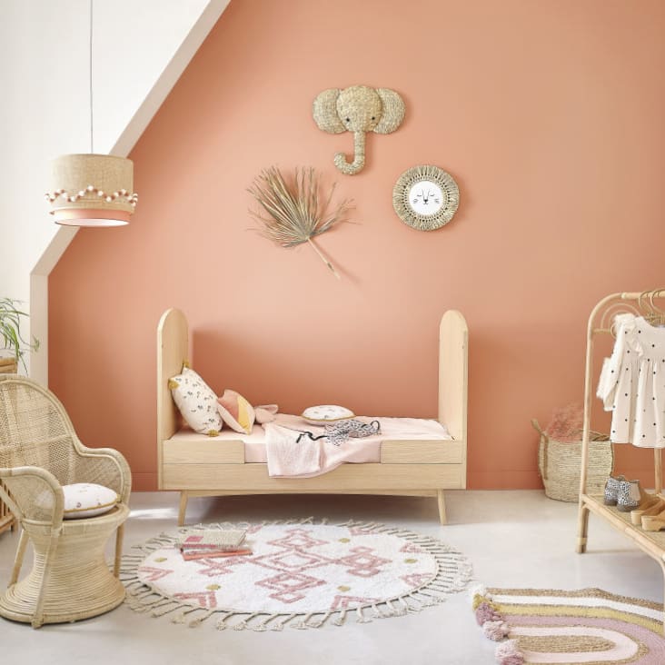 Sac de rangement bébé rose et orange à motifs-MALAGA ambiance-9