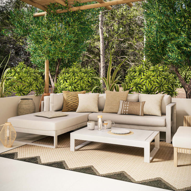 Maisons Du Divani Da Giardino Bianchi Salotti Vimini Divano