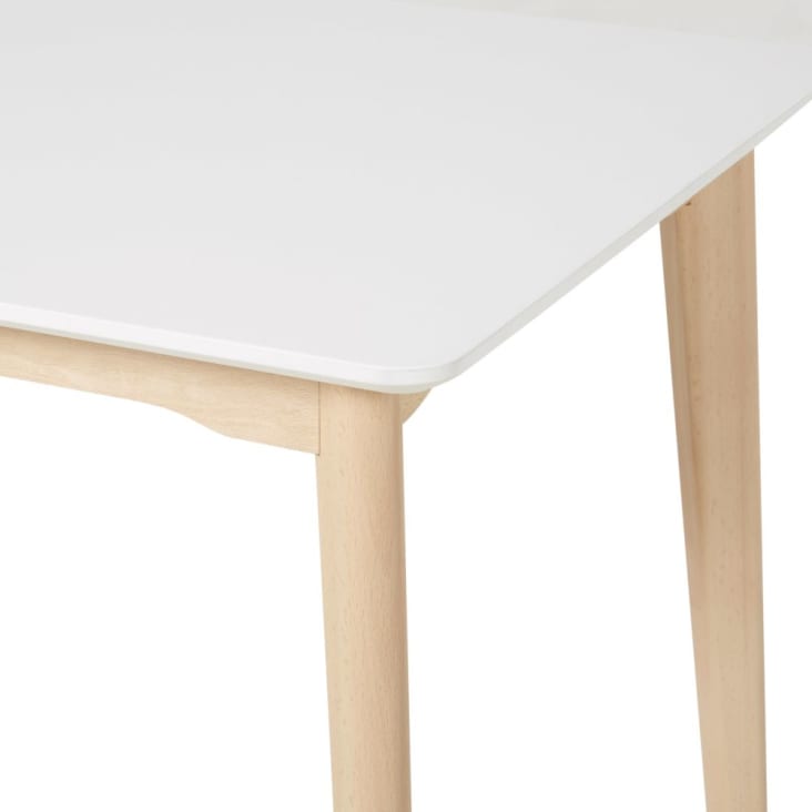 Schreibtisch für gewerbliche Nutzung aus massivem Buchenholz, weiß-Mimo Business cropped-4