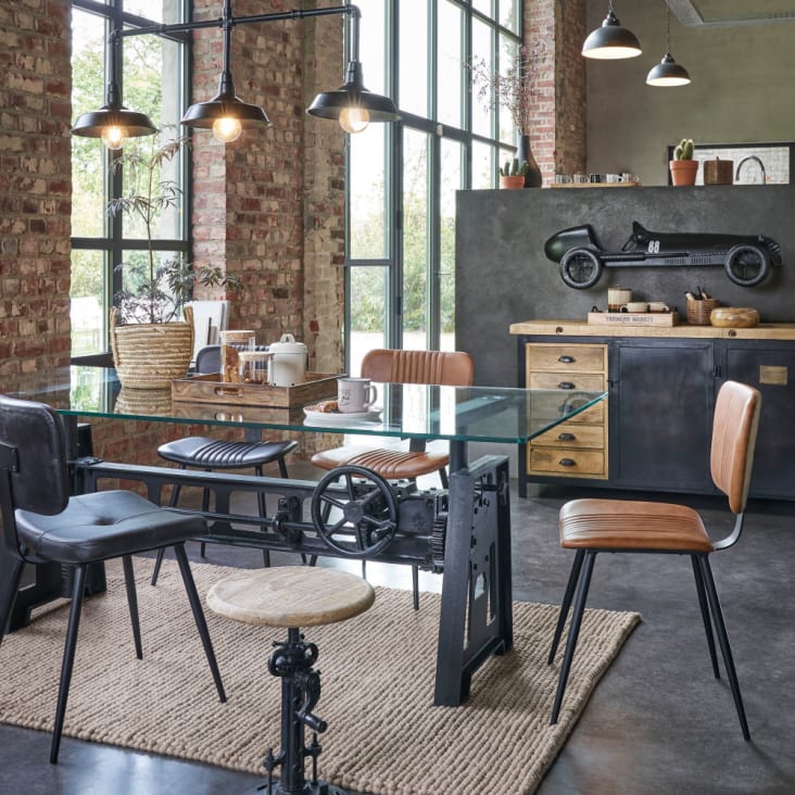 Industrial Chic Sedie Stile Industriale Colorate Legno Sedie