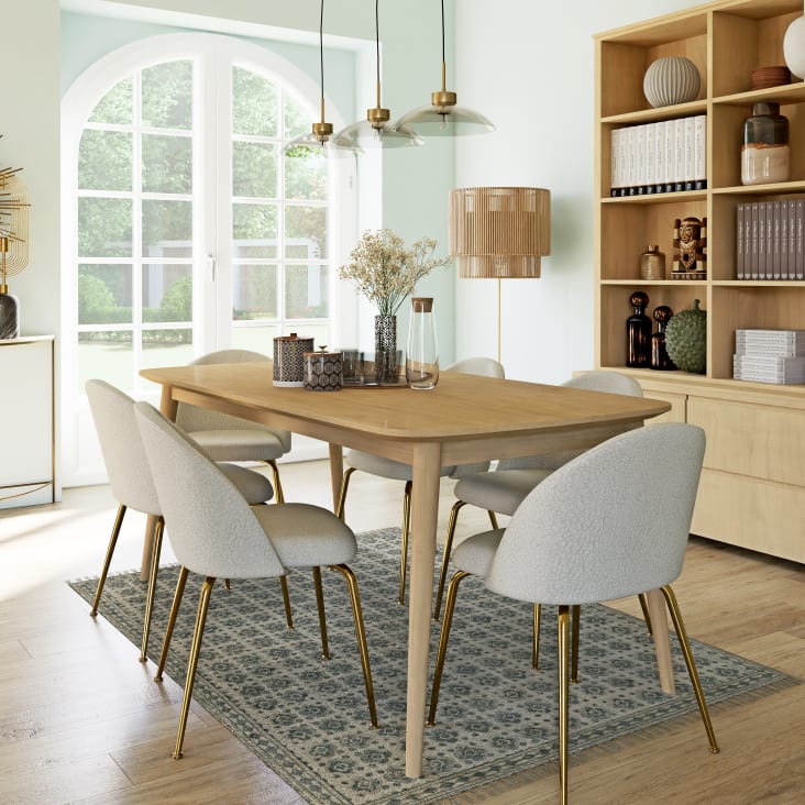 Maisons Du Sedie Per Tavolo In Rovere Maison Du Monde Tavolo