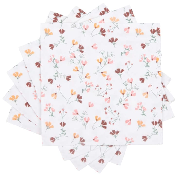 Servilletas De Papel De Seda Daisy – 20 Unidades Con Flores Para Decoupage Y Decoración De Mesa (33x33 Cm)