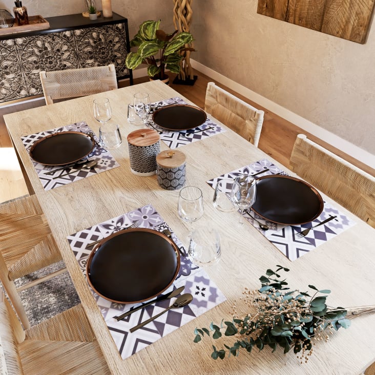 Set de table en vinyle motifs carreaux de ciment 30x45-NOVA ambiance-3
