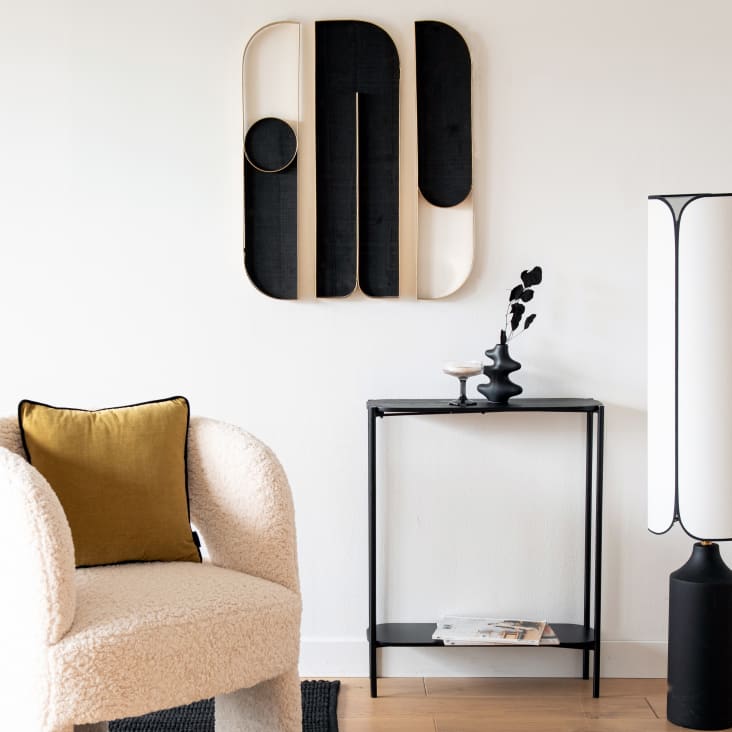 Decorazioni Da Parete 3D In Metallo Ginkgo Biloba | Set Di 2 In Oro | 85x31 Cm | Per Soggiorno O Ingresso - Foto 8