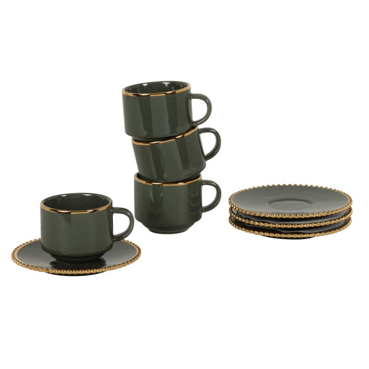 Tazzine Da Caffè Con Piattino Decoro Limoni 6 Pezzi, Tazzine Caffè Particolari - Foto 11