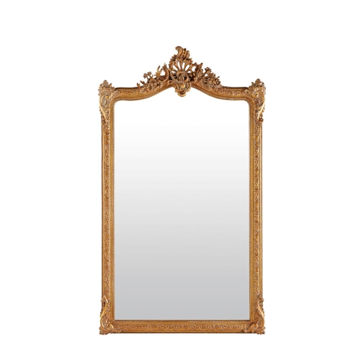 Specchio dorato in resina 64 x 168 cm VOLTAIRE