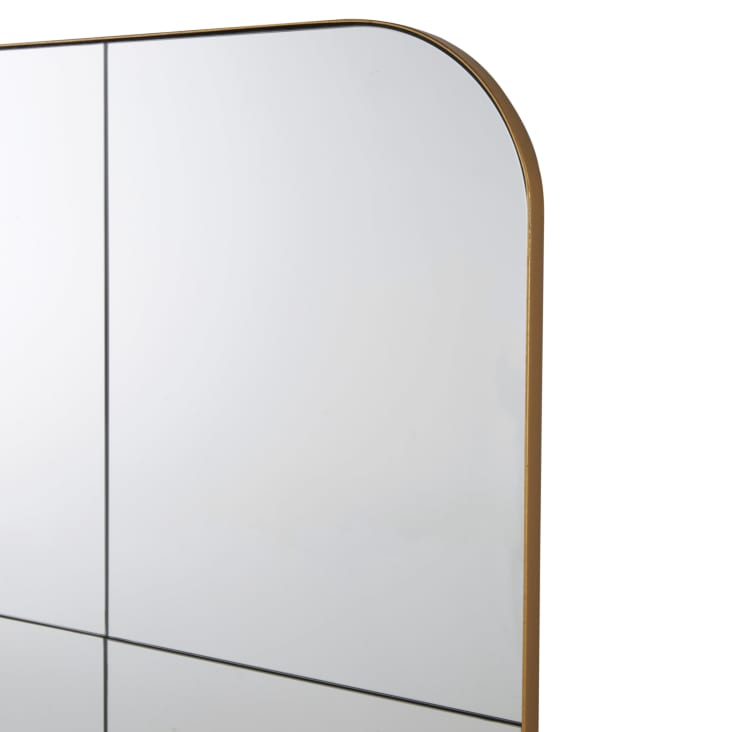 Specchio finestra in metallo dorato 90x140 cm | Maisons du Monde