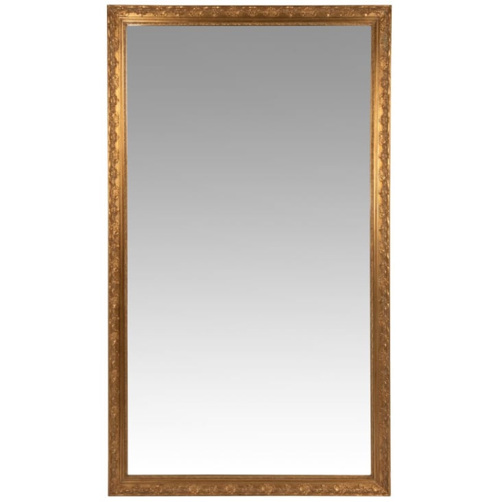 Spiegel mit geschnitztem Rahmen, goldfarben 120x210 VALENTINE