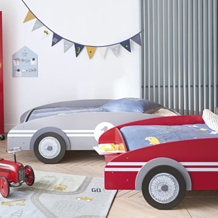 Rote Spielzeug-Modell MINI Cooper Isolierten Raum Kopie Öffnen