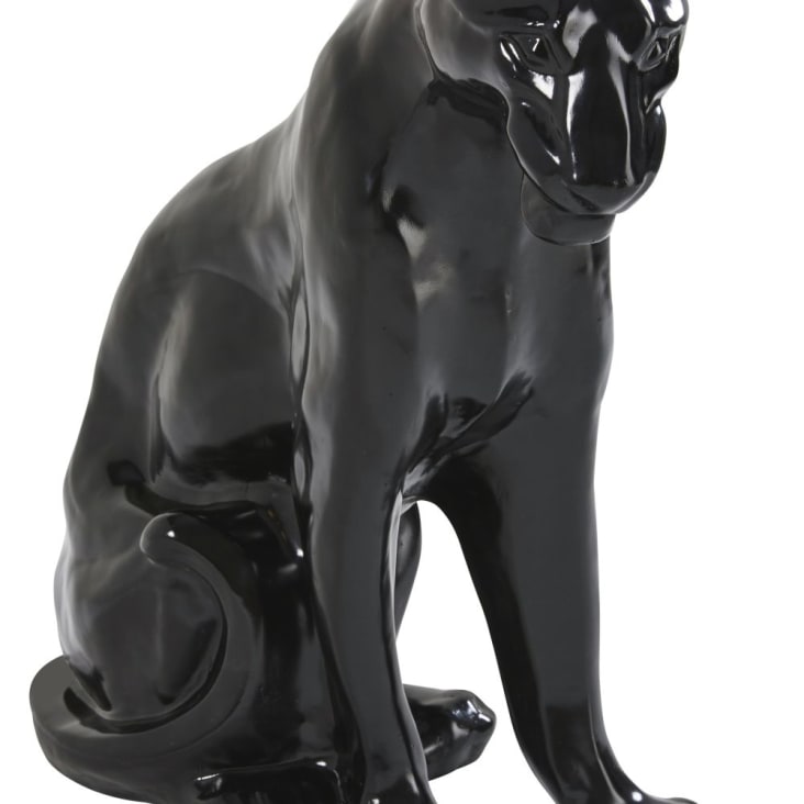 Statue panthère noire brillante H70-SUMATRA cropped-3