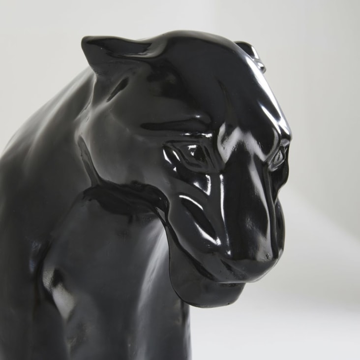 Statue panthère noire brillante H70-SUMATRA cropped-4