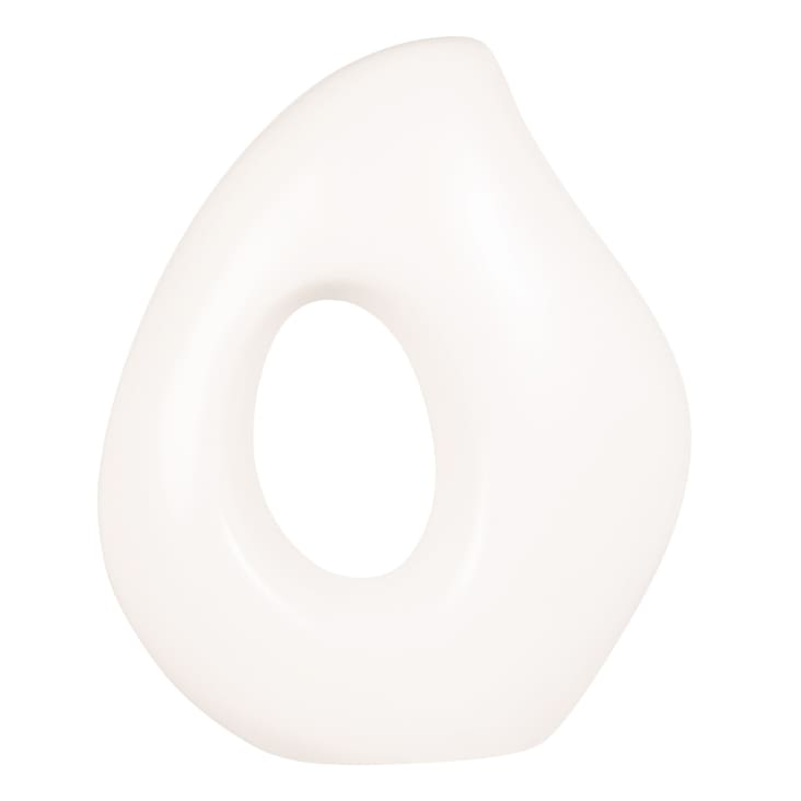 Statuetta astratta in ceramica bianca alt. 35 cm Alana | Maisons du Monde