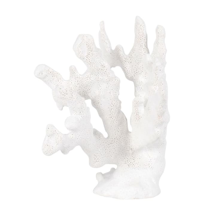 Statuette corail blanc H17
