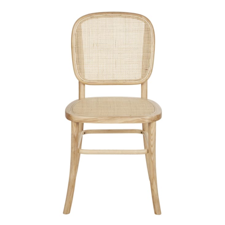 Stuhl aus Eschenholz und Rattangeflecht-Esta cropped-2