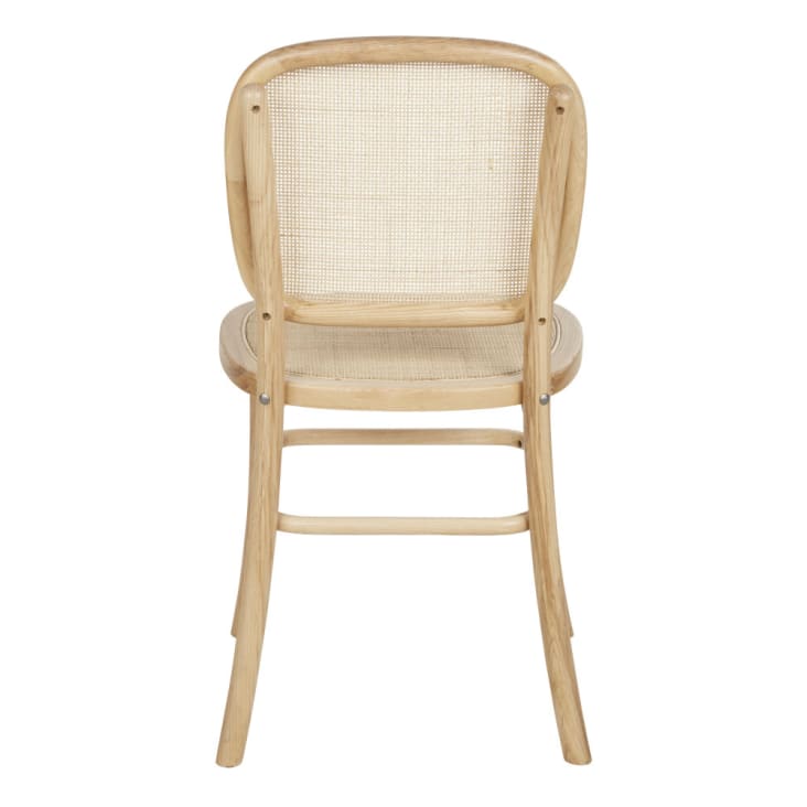 Stuhl aus Eschenholz und Rattangeflecht-Esta cropped-3
