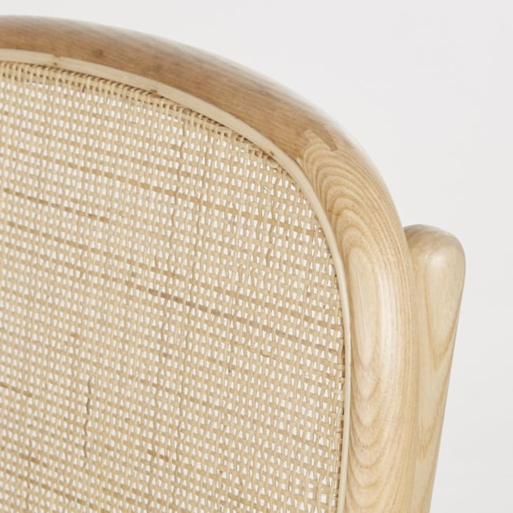 Stuhl aus Eschenholz und Rattangeflecht-Esta cropped-4