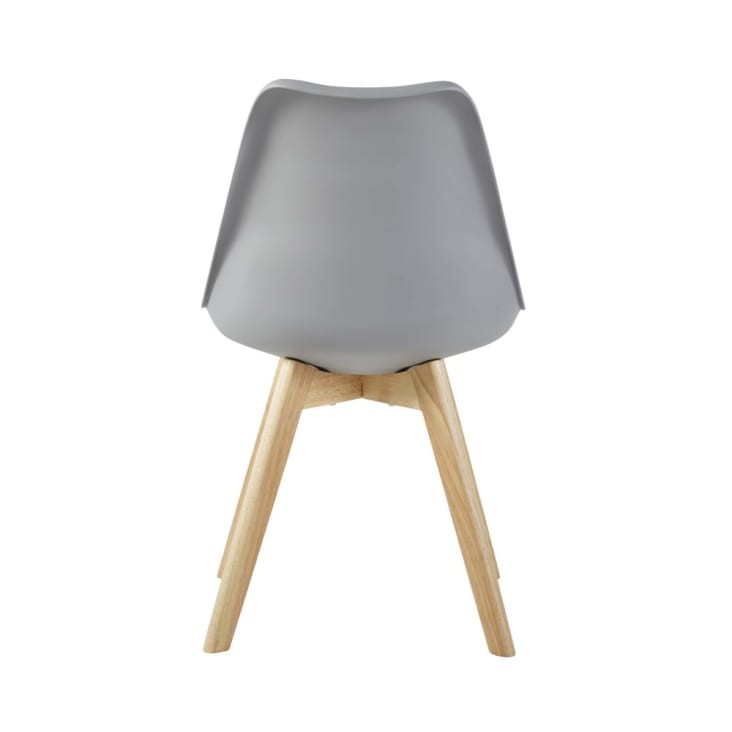 Stuhl im skandinavischen Stil aus Kautschukholz, stahlgrau-Ice cropped-4