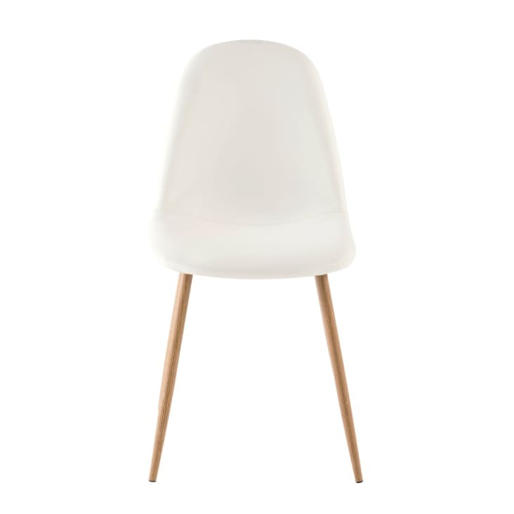 Stuhl in skandinavischem Stil, weiß-Clyde cropped-2