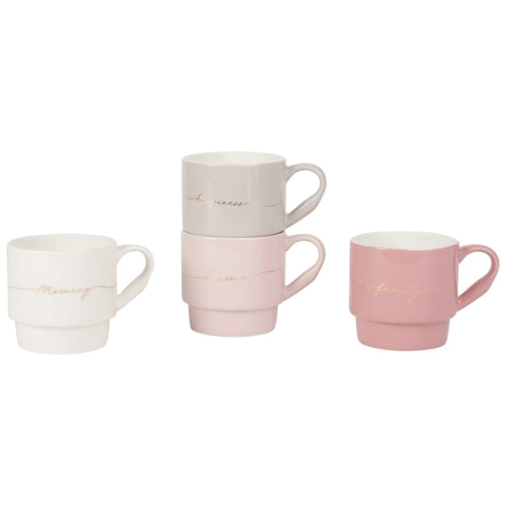 Support 4 tasses en porcelaine à motifs-NINA cropped-3