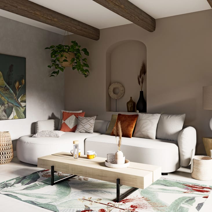 Salon lumineux - corniche LED - Contemporary - Living Room - Nice - by  Nathalie Chez M.O.I.